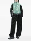The North Face Geometric-print Zip Jacket In Black