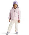 The North Face Girls 2t-7 Shasta Full-zip Hooded Jacket In Pink