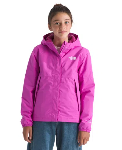 The North Face Kids' Girls' 6-16 Antora Warm Full-zip Rain Jacket In Red