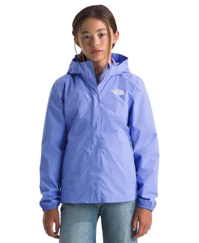 The North Face Kids' Girls' 7-16 Antora Hooded Rain Jacket In Blue