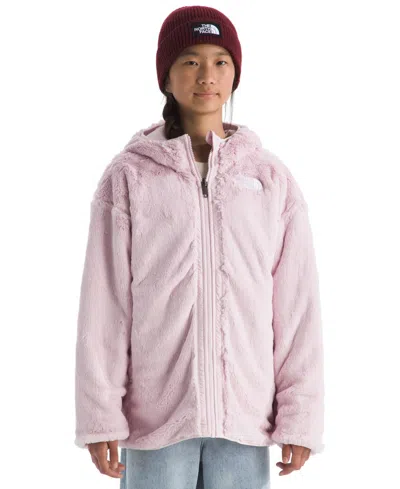 The North Face Kids' Girls 7-20 Reversible Shasta Short Parka Jacket In Pink