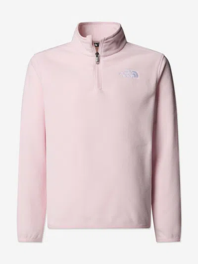 The North Face Kids'  Girls Glacier 1/4 Zip Pullover In Pink