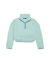 The North Face Girls' Glacier Pullover Fleece - Big Kid In Crater Aqua
