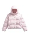 The North Face Kids' North 600-fill-power Down Hooded Jacket In Pink