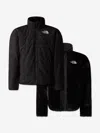 The North Face Girls Reversible Shasta Jacket In Black
