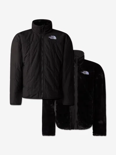 The North Face Kids'  Girls Reversible Shasta Jacket In Black