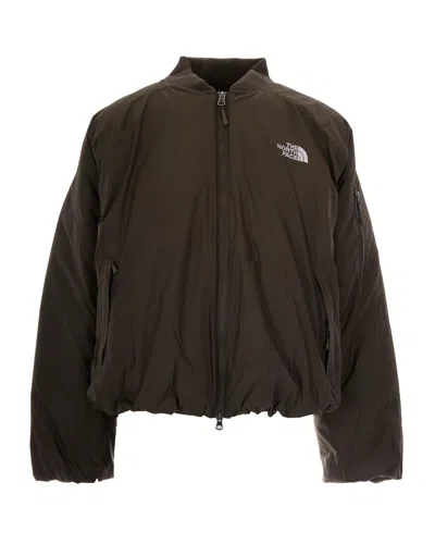 The North Face Classic Bomber Jacket In New Taupe Green In Brown