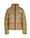 The North Face Giubbino W 1996 Retro Nuptse Khaki Stone In Brown
