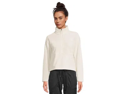 The North Face Glacier Fleece 1/2 Zip Short Jacket In Neutral