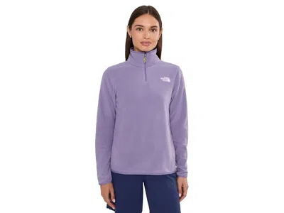 The North Face Glacier Fleece 1/4 Zip Jacket Women's Coat Grounded Plum: Xs, Polyester