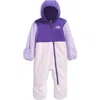 The North Face Glacier Fleece Snowsuit In Purple