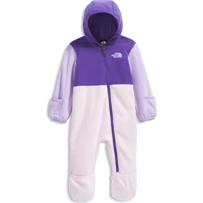 The North Face Babies'  Glacier Fleece Snowsuit In Purple