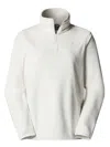 The North Face Glacier Fleece With 1/4 Zip In White