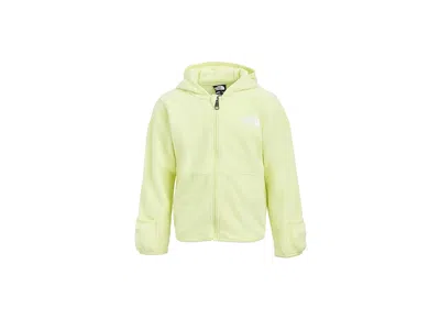 The North Face Glacier Full Zip Hoodie (infant) Kid's Sweatshirt Lemon Mist : 18-24 Months, Polyester In Animal Print