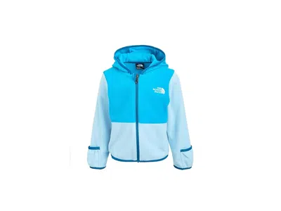 The North Face Glacier Full Zip Hoodie (infant) Kid's Sweatshirt Meridian Blue/polar Haze : 6-12 Months, Polyester In Multi