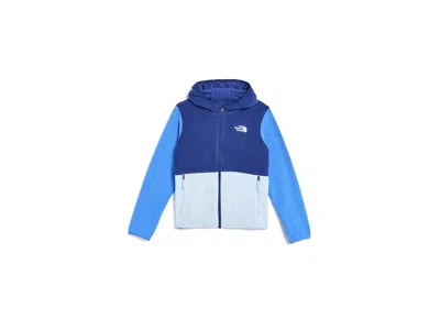 The North Face Glacier Full Zip Hoodie (toddler) Kid's Coat Bold Blue/polar Haze/active Blue: 6 Toddler, Polyester