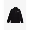 The North Face Glacier High-neck Fleece Sweatshirt 6-20 Years In Tnf Black