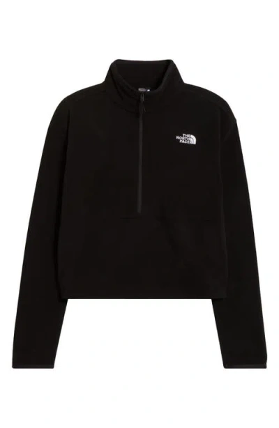 The North Face Glacier Polar Fleece Pullover In Black