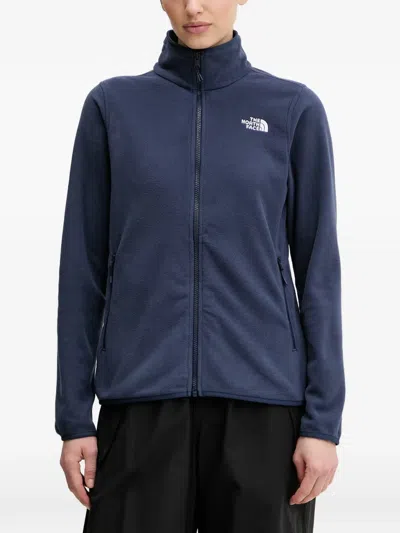 The North Face Glacier Zip-up Fleece Sweatshirt In Blue