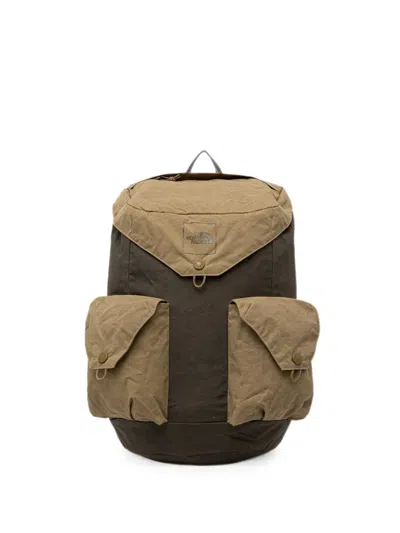 The North Face Glen Canyon Ripstop Panelled Backpack In Brown