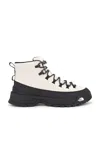 The North Face Glenclyffe Urban Boot In White Dune & Tnf Black