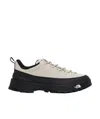 The North Face Off-white Glenclyffe Urban Low Sneakers In White Dune/tnf Black