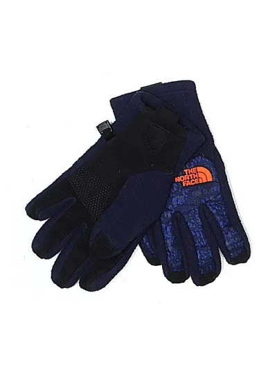 Pre-owned The North Face Gloves In Blue