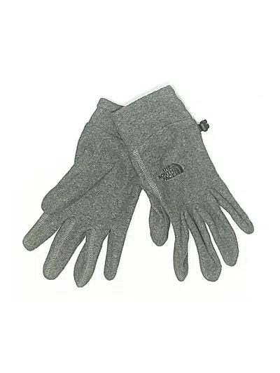 Pre-owned The North Face Gloves In Gray