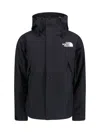 The North Face Dryvent Mono Black Jacket With Logo Printed On The Front In Tech Fabric Man In Black