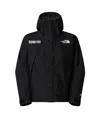 The North Face Mens Black Gtx Mountain Logo-print Shell Jacket In Tnf Black
