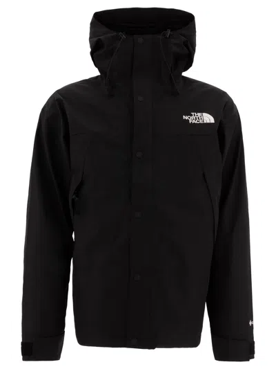 The North Face Mountain Hooded Waterproof Jacket In Black