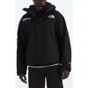 The North Face Mens Black Gtx Mountain Logo-print Shell Jacket In Tnf Black/tnf Black/tnf Red