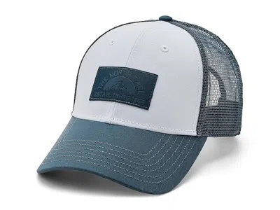 The North Face Graphic Mudder Trucker Traditional Hats Granite Grey/tnf White/est 1966 Patch: One Size In Blue