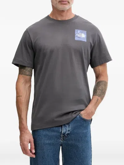 The North Face Graphic-print T-shirt In Gray