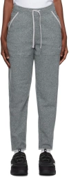 The North Face Gray Alpine Polartech Lounge Pants In Dyy Tnf Medium Grey