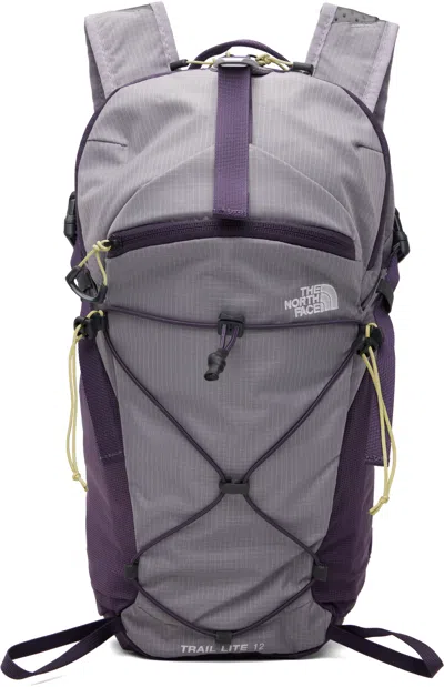 The North Face Gray & Purple Trail Lite 12 Backpack