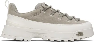 The North Face Gray & White Glenclyffe Urban Low Sneakers In Brown