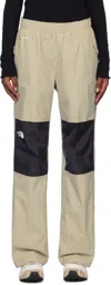 The North Face Gray Antora Rain Trousers In 5if Clay Grey/tnf Bl