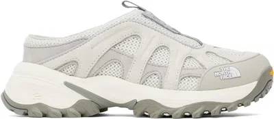 The North Face Gray Hedgehog '06 Rvst Mules In 6s5 Calacatta/stone