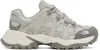 The North Face Gray Hedgehog 06 Rvst Sneakers In 6s5 Calacatta/stone