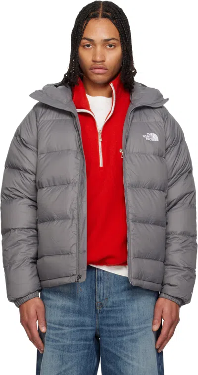 The North Face Gray Hydrenalite Hooded Down Jacket