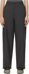 The North Face Gray M66 Tek Twill Trousers In Jk3 Tnf Black