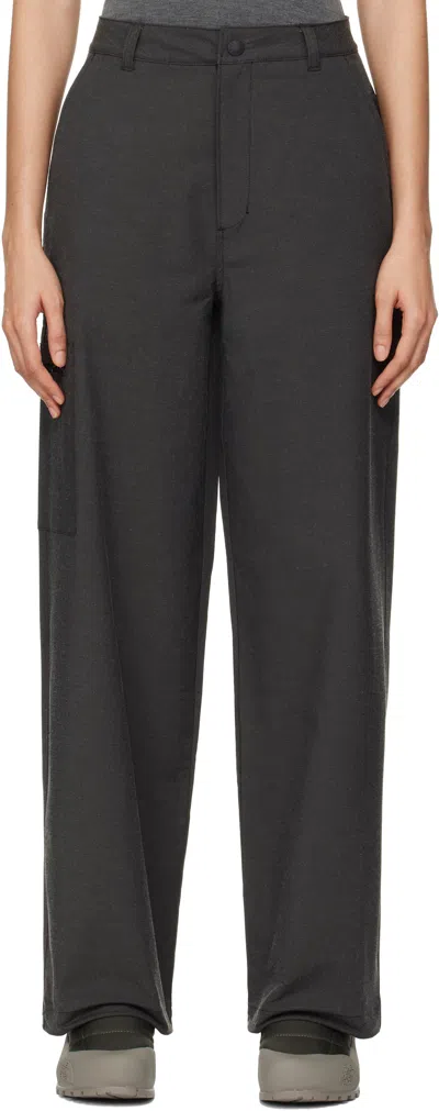 The North Face Gray M66 Tek Twill Trousers In Jk3 Tnf Black