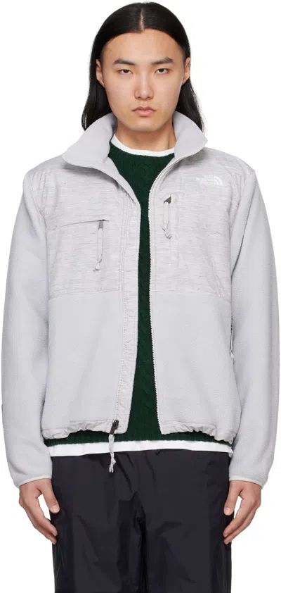 The North Face Gray Re-grind Denali Jacket In Raw Undyed Le7
