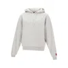 The North Face Hooded Sweatshirt With Drawstring And Ribbed Finish In Neutral