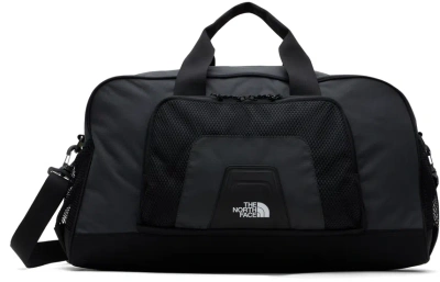 The North Face Gray Y2k Duffle Bag In Kt0 Tnf Black/asphal