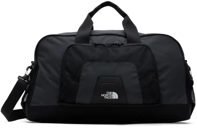 The North Face Gray Y2k Duffle Bag In Kt0 Tnf Blk-asph Gry