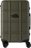 The North Face Green All Weather 4-wheeler 22 Suitcase In Taupe Green/blk 4wc