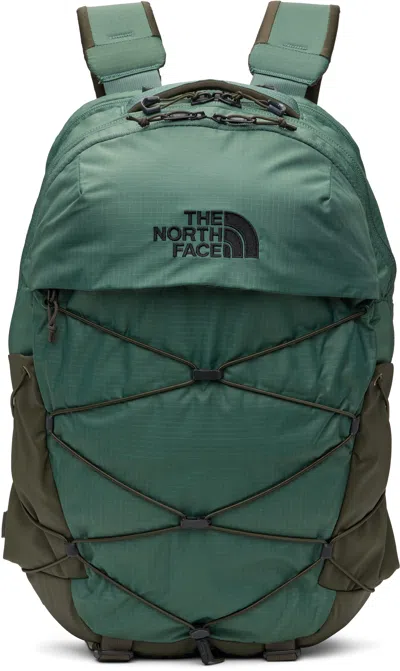 The North Face Green Borealis Backpack In Bei Duck Green/new T