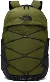 The North Face Green Borealis Backpack In Olive/black 4fr